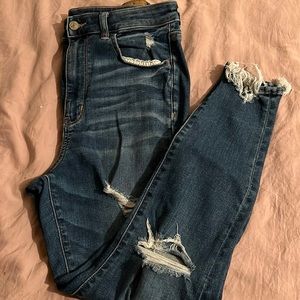American eagle highest rise jeggings